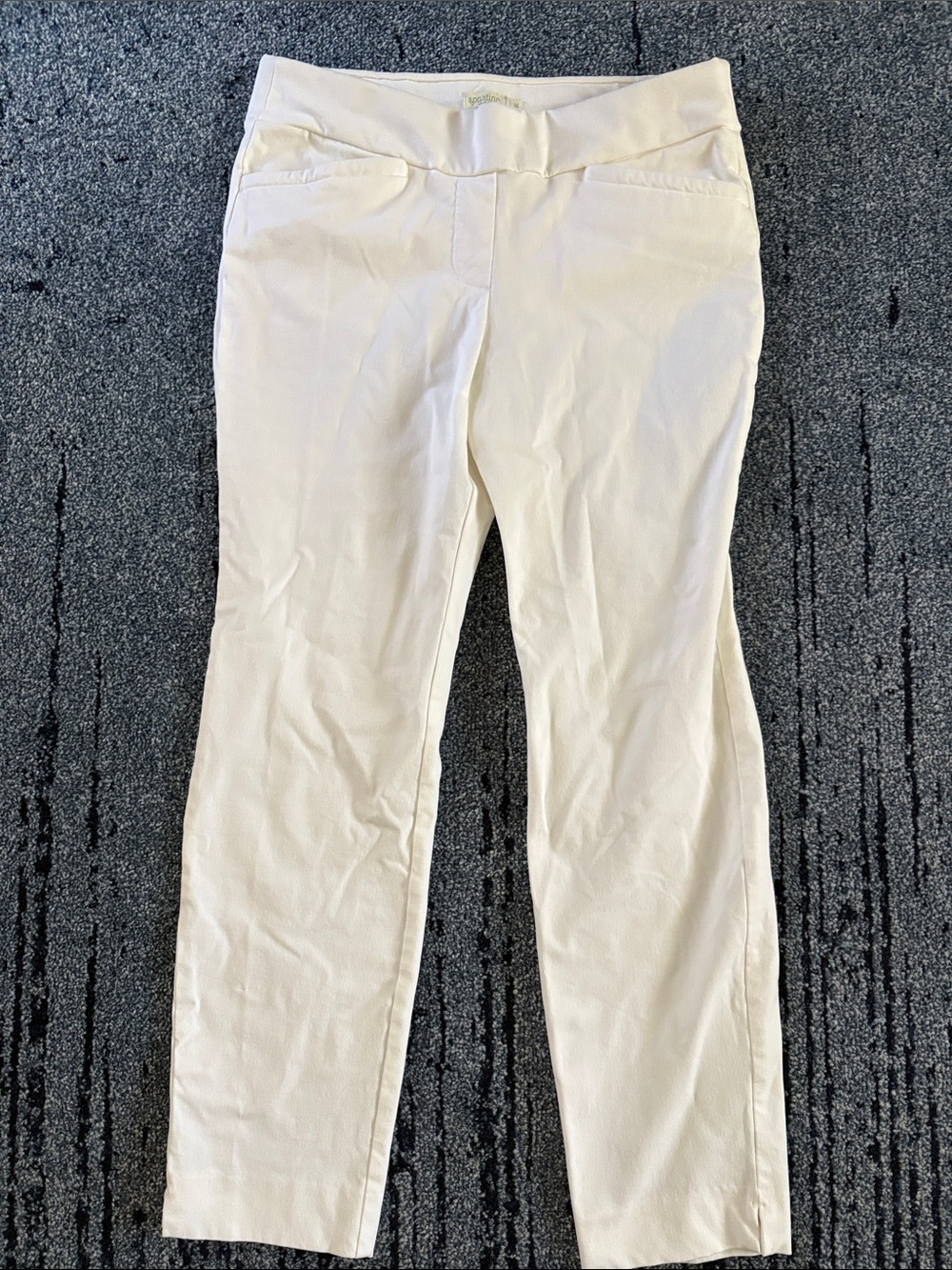 Spartina 449 White Women's Pants - Classic Clean Finish